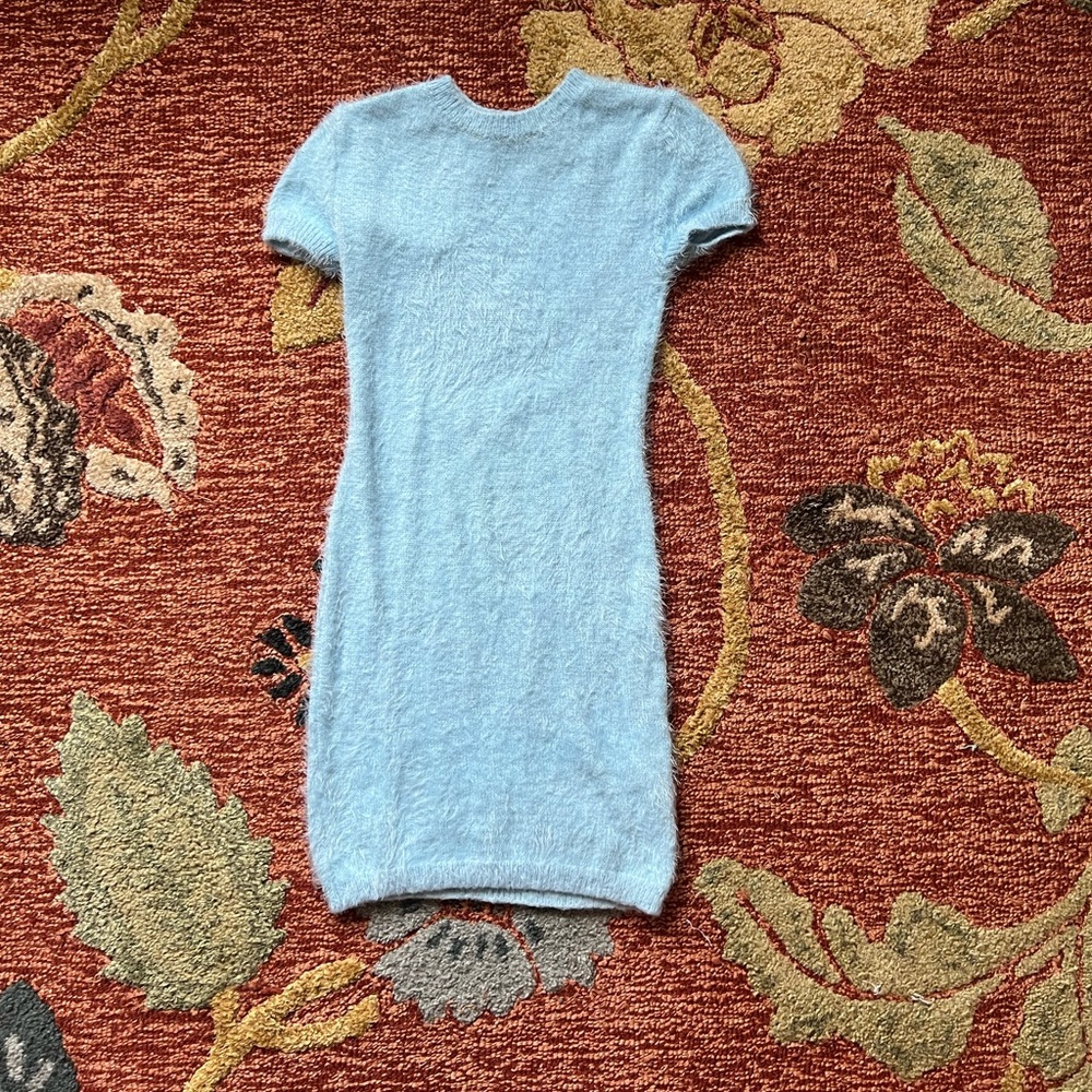 Forever 21 blue fuzzy dress
